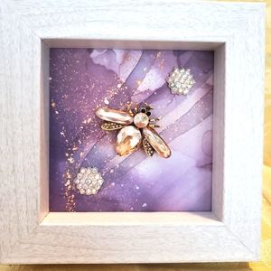 Jeweled Bee in a Frame